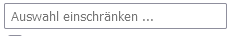 Screenshot Feld Auswahl einschr&auml;nken