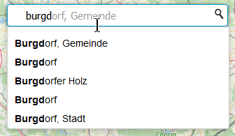 Screenshot Suchfeld Wohnplatzsuche mit Beispieleintrag Screenshot Suchfeld Wohnplatzsuche mit Beispieleintrag
